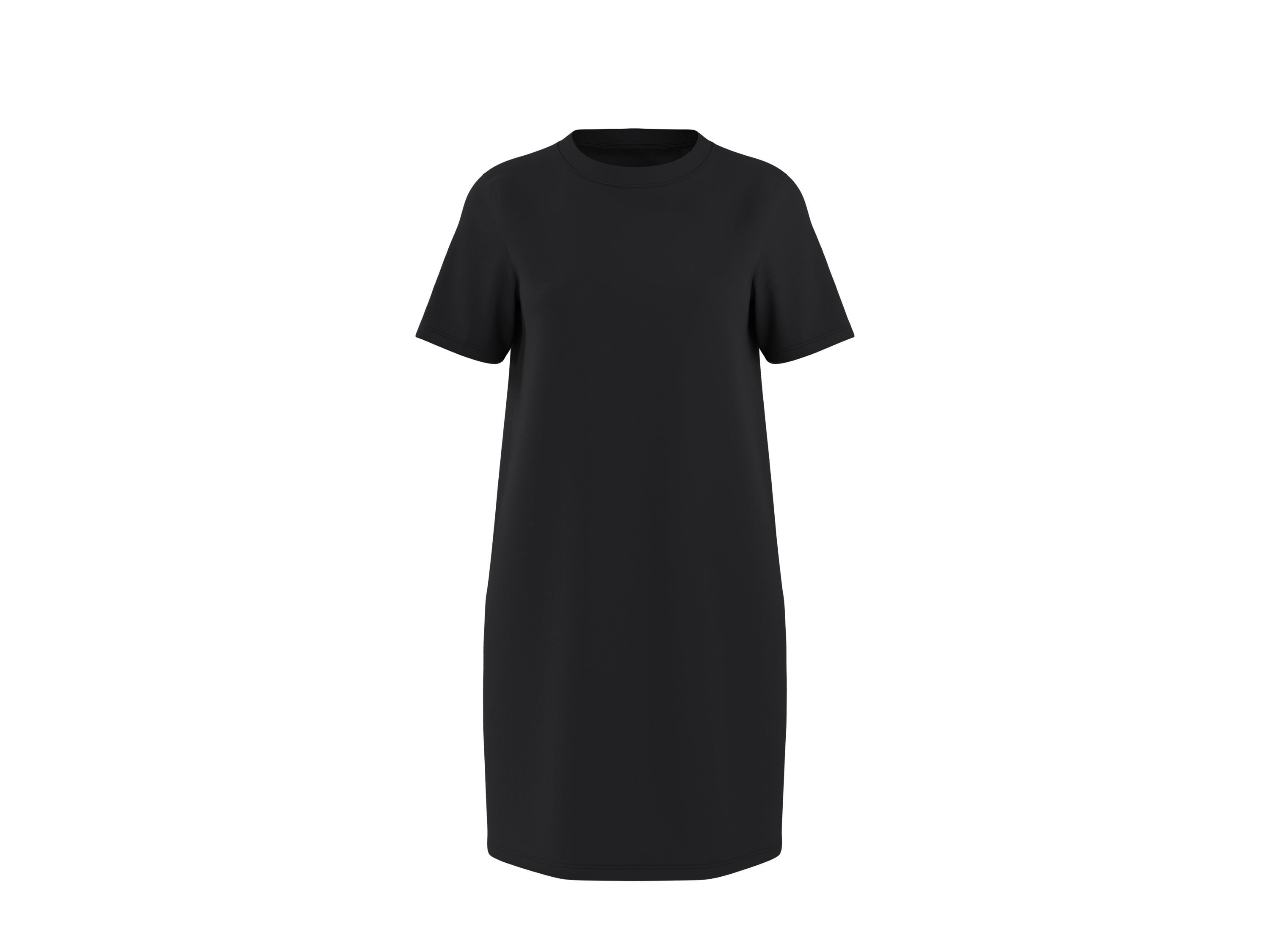 esmara® Dámske tričkové šaty (čierna, S (36/38))
