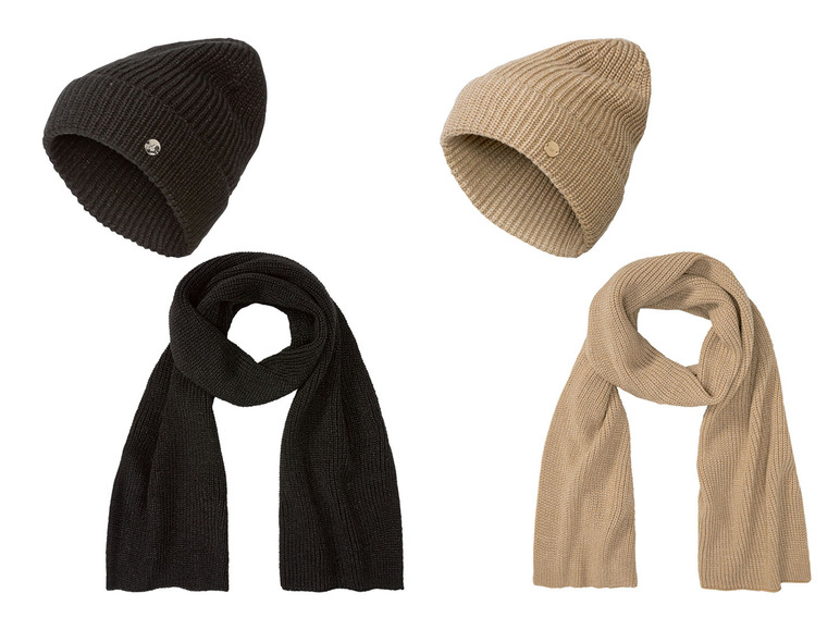 Prejsť na zobrazenie na celú obrazovku: esmara® Pletená čiapka a šál, 2-dielna súprava – obrázok 1