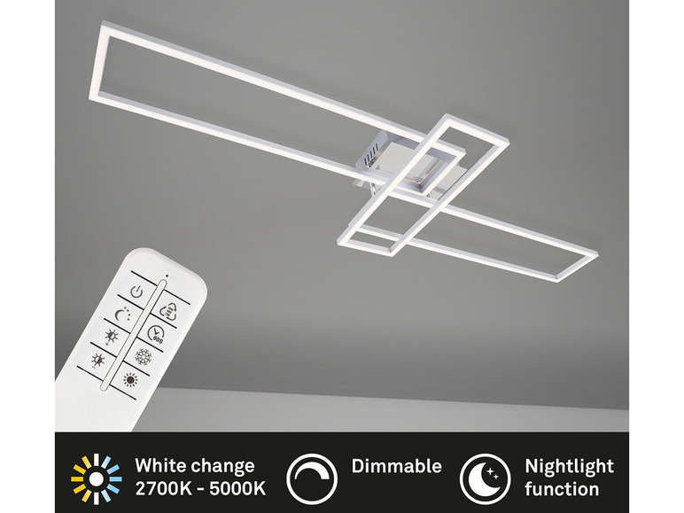 Prejsť na zobrazenie na celú obrazovku: Briloner LED dizajnové stropné svietidlo – obrázok 32
