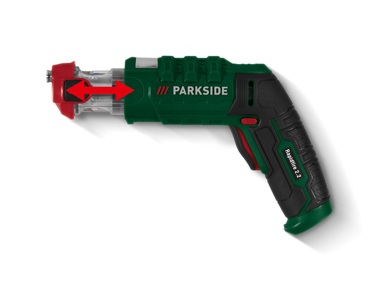 Prejsť na zobrazenie na celú obrazovku: PARKSIDE® Aku skrutkovač s vymeniteľnými bitmi 4 V Rapidfire 2.2 – obrázok 6