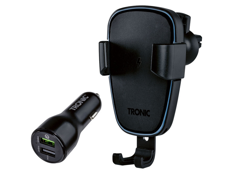 Prejsť na zobrazenie na celú obrazovku: TRONIC® Držiak smartfónu do automobilu s nabíjacou funkciou QI® – obrázok 2