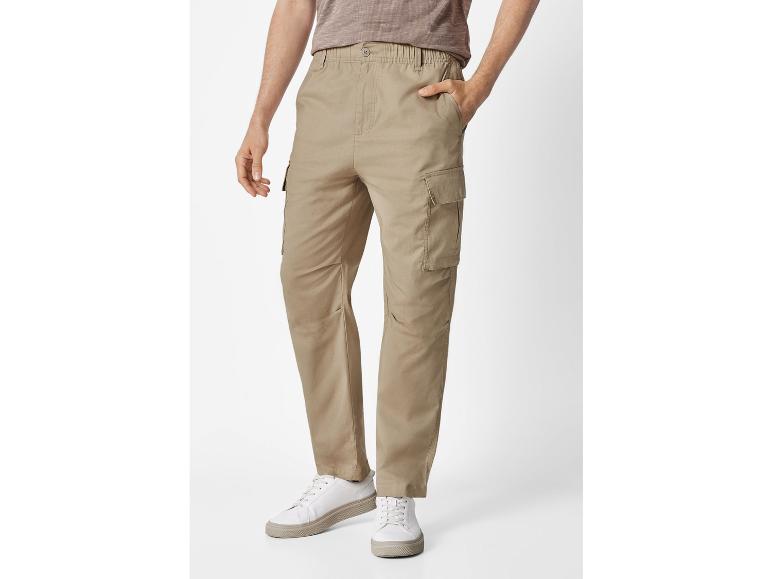 Livergy® Pánske cargo nohavice (béžová, M (48/50))