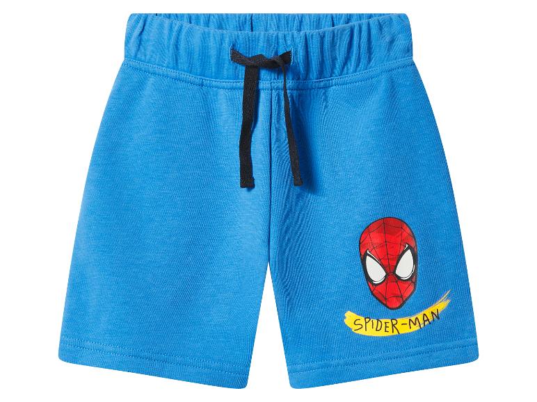 Detské teplákové šortky, 2 kusy (Spider-Man, 122/128)