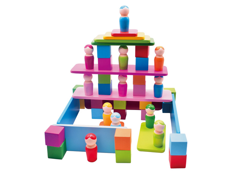 Prejsť na zobrazenie na celú obrazovku: Playtive Drevená dúhová Montessori hra – obrázok 1