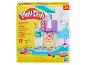 Play-Doh Rainbow Swirl Ice Cream Playset s 5 téglikmi modelovacej hmoty, čistá hmotnosť 284g.