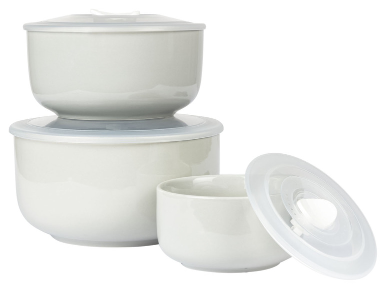 Prejsť na zobrazenie na celú obrazovku: ERNESTO® Súprava porcelánových misiek s uzáverom, 3-dielna – obrázok 3