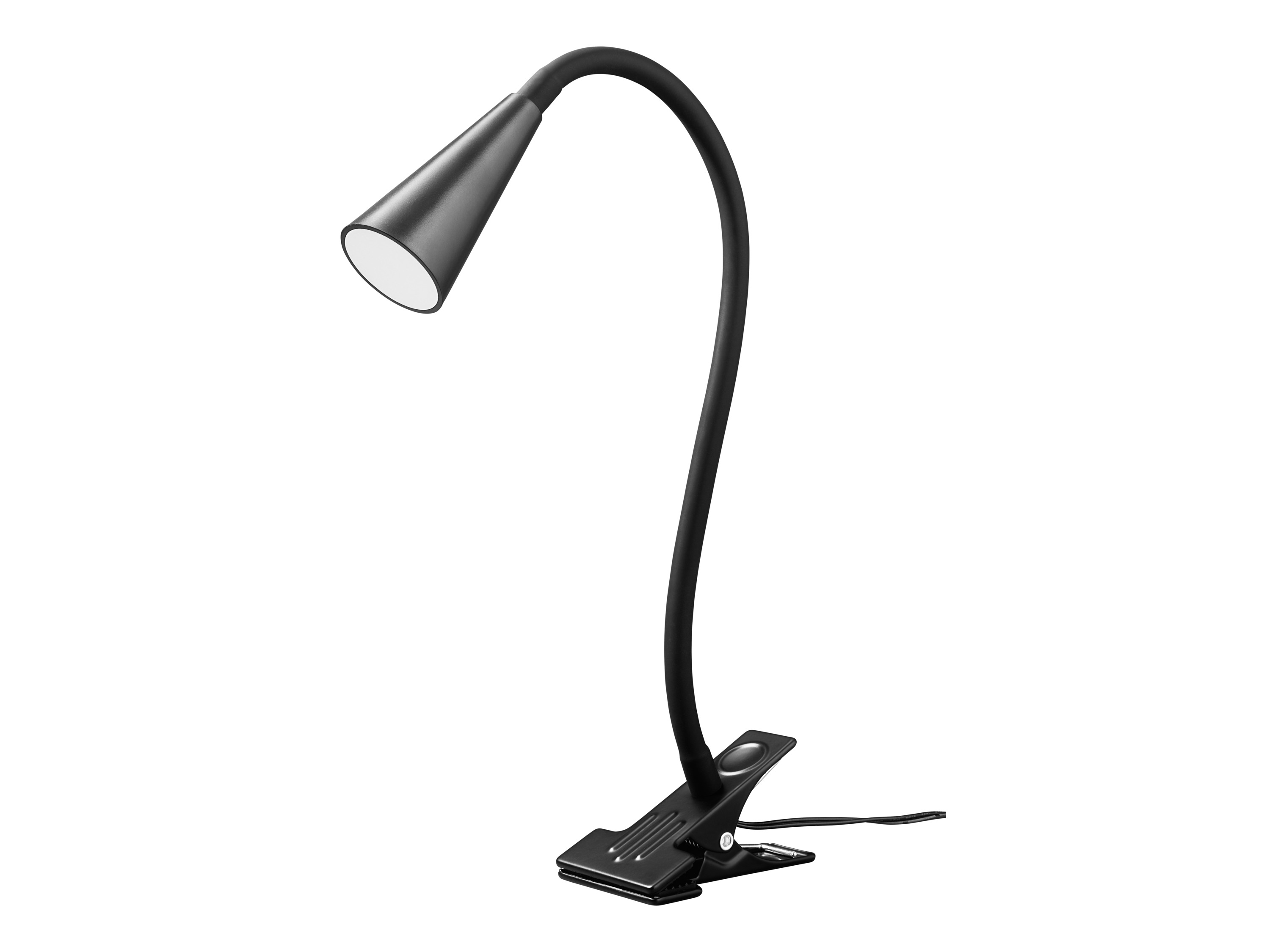 LIVARNO® Upínacia LED lampa (LED lampa so sponou, čierna)