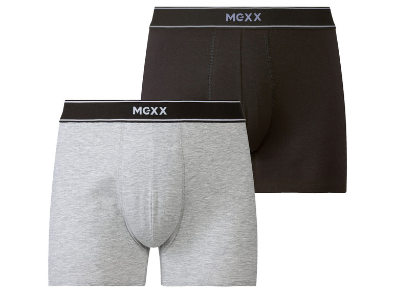 E-shop MEXX Pánske boxerky, 2 kusy (M, čierna/sivá)