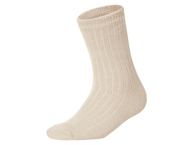 esmara® Dámske huňaté ponožky, 2 páry (béžová, 35/38)