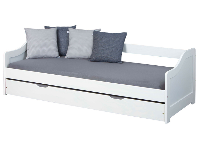 Prejsť na zobrazenie na celú obrazovku: Inter Link Rozkladacia pohovka s posteľou Leonie, biela, 90 x 200 cm (diel 1/2) – obrázok 1