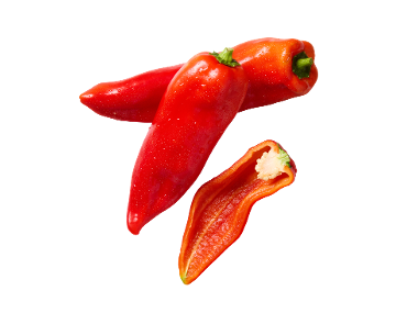 Červená paprika, špicatá voľná