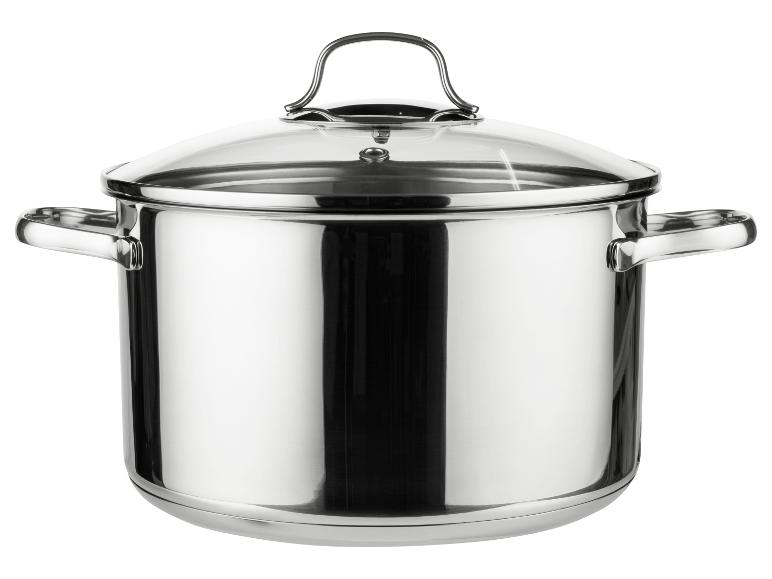LIVARNO home Hrniec z nehrdzavejúcej ocele, Ø 24 cm
