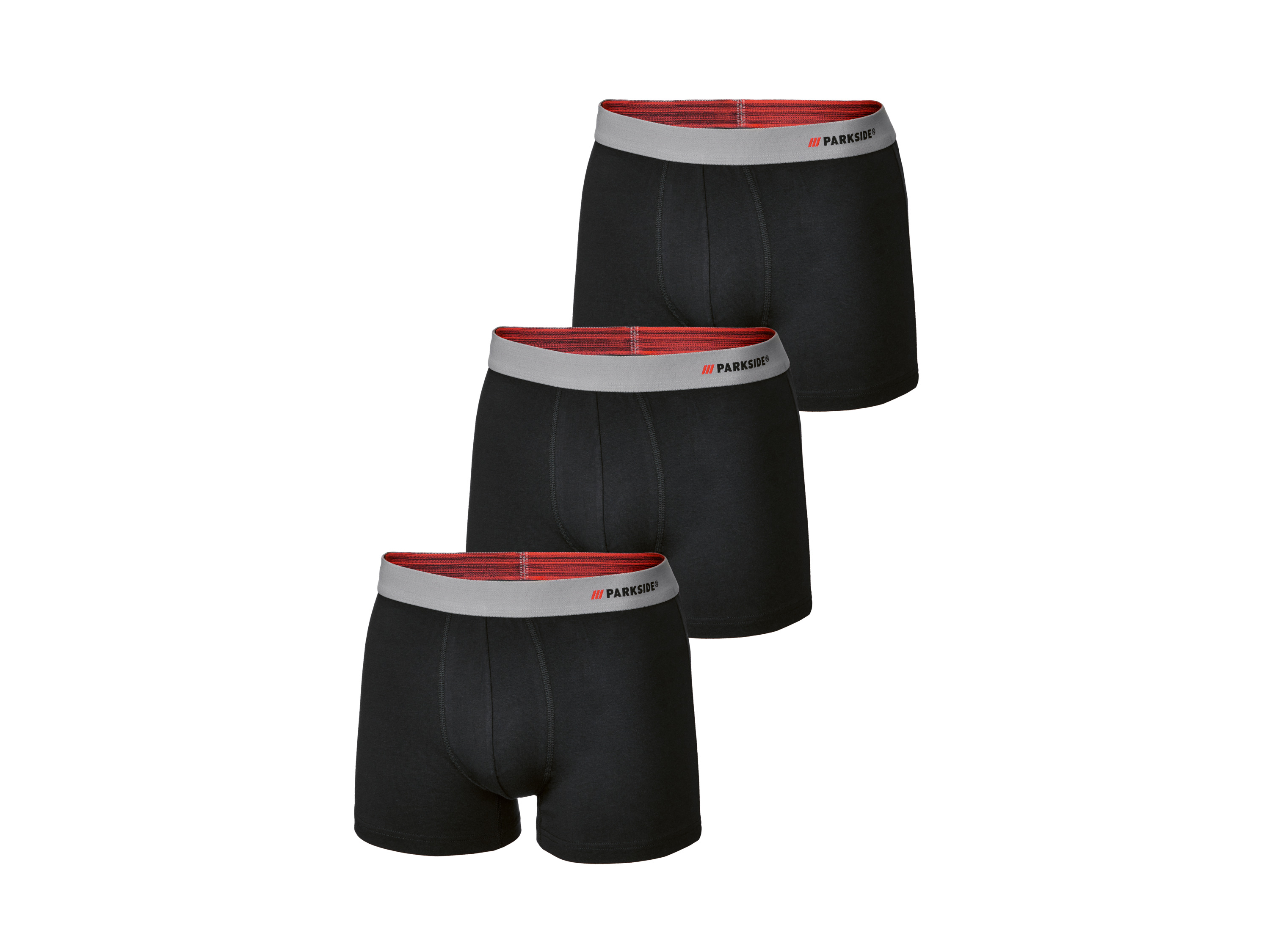PARKSIDE® Pánske boxerky, 3 kusy (čierna, 4/S)