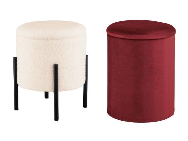 LIVARNO home Stolička s úložnou priehradkou