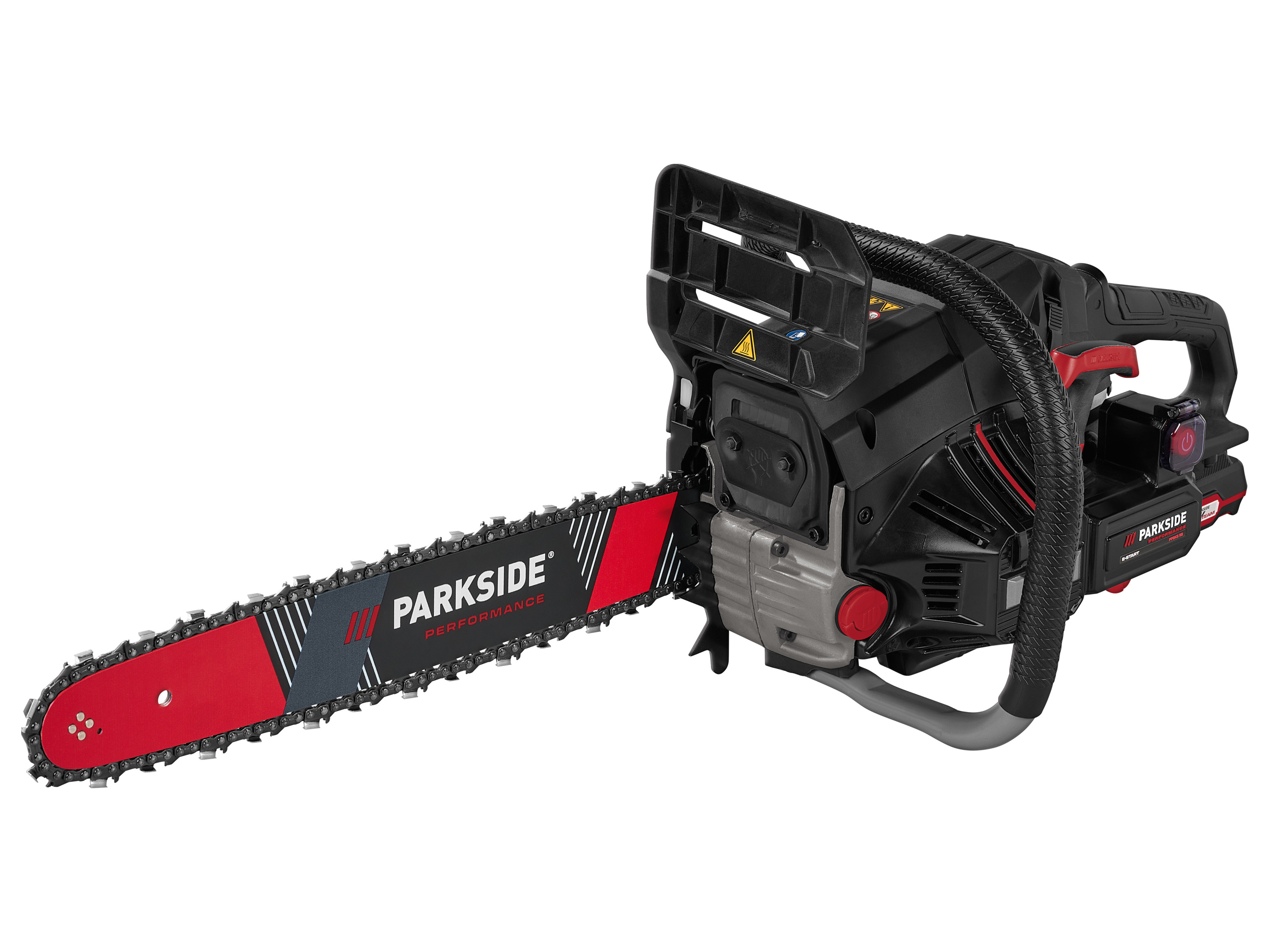 PARKSIDE PERFORMANCE® Benzínová reťazová píla s elektrickým štartovaním PPBKS 56 B2