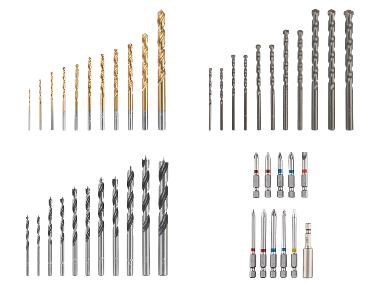 PARKSIDE® Súprava vrtákov/bitov PBS 11 B2, 11-dielna