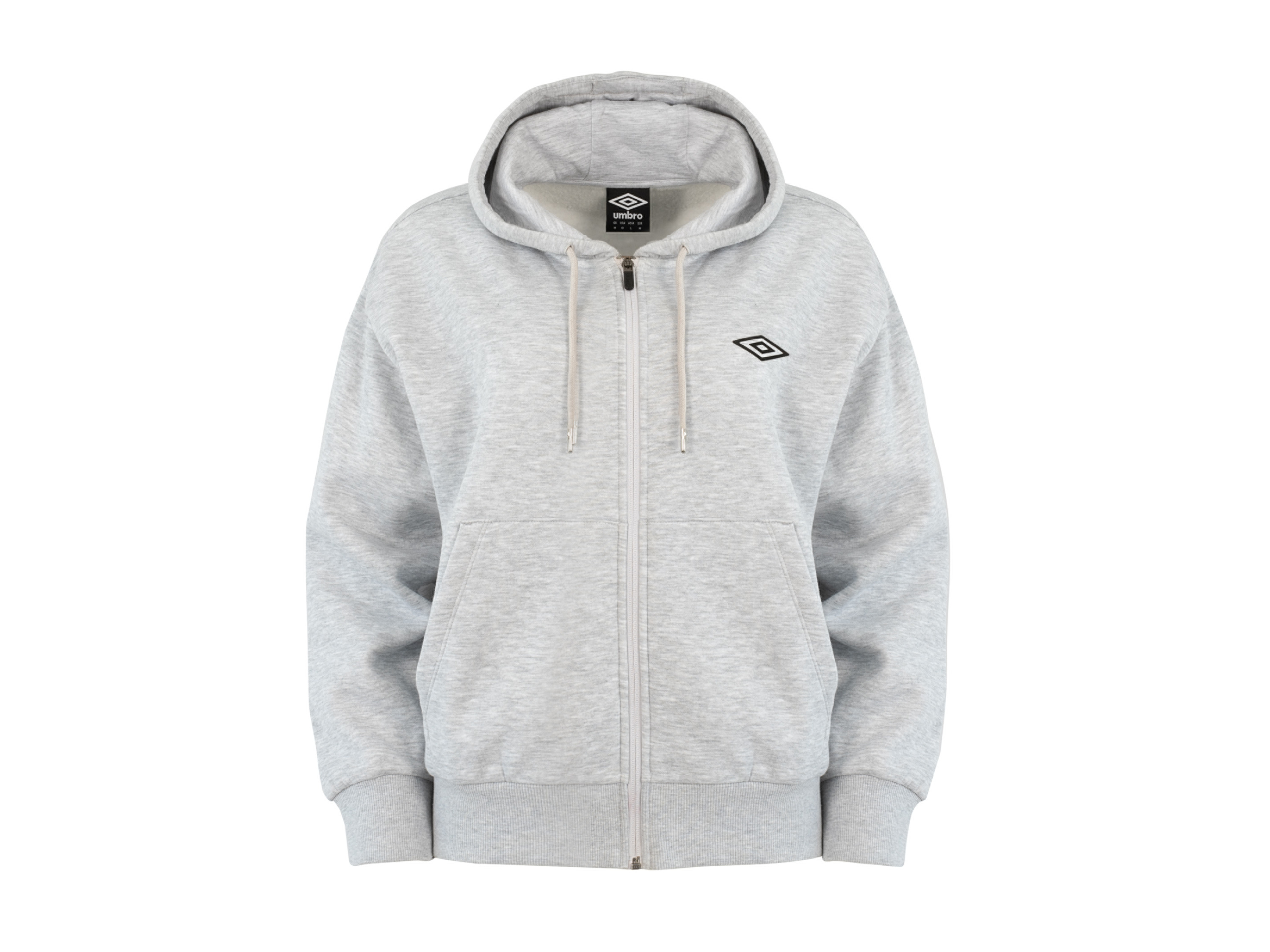 UMBRO Dámska mikina s kapucňou (sivá, L)