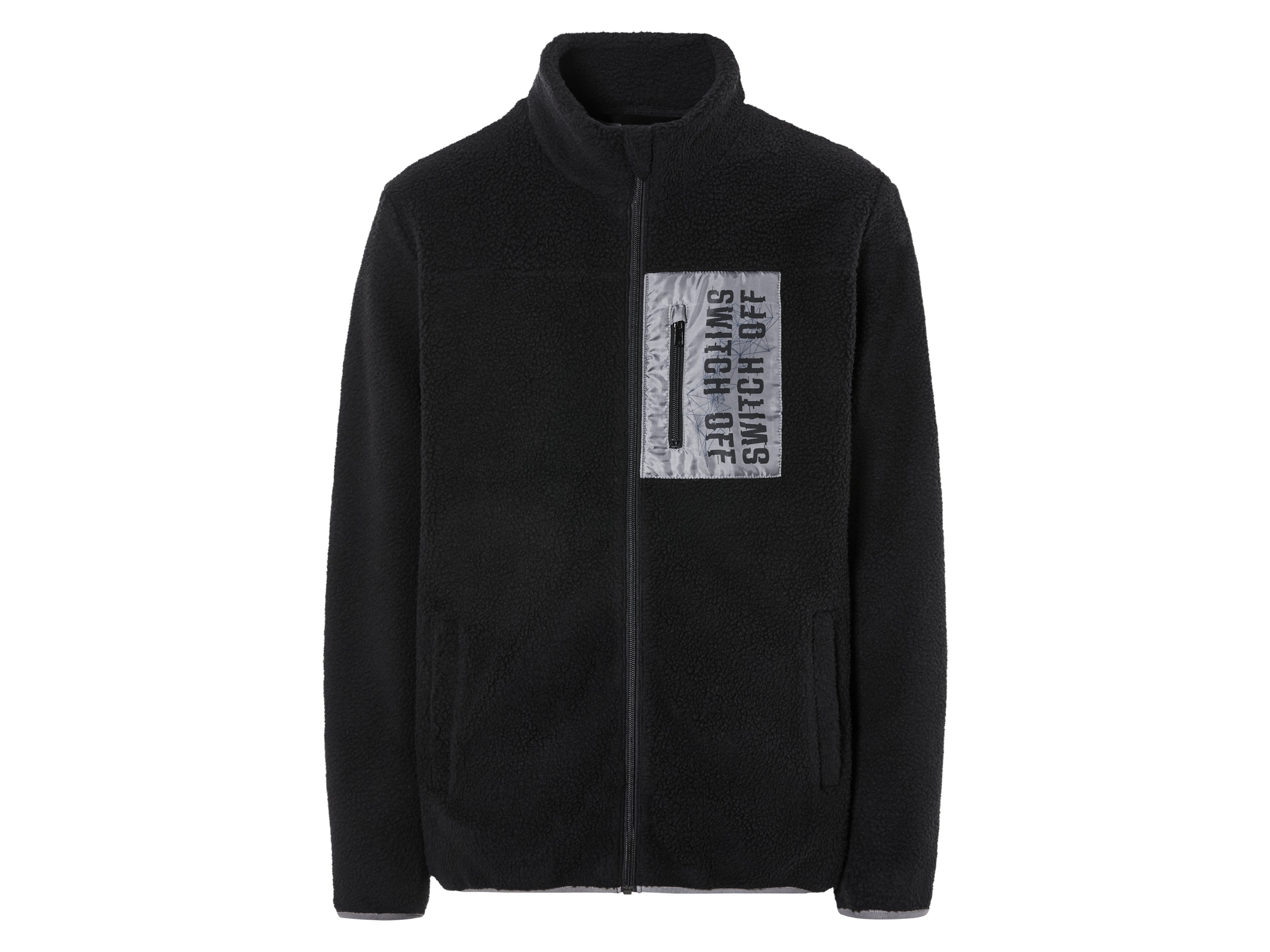 LIVERGY® Pánska flísová bunda (XL (56/58), sivá)