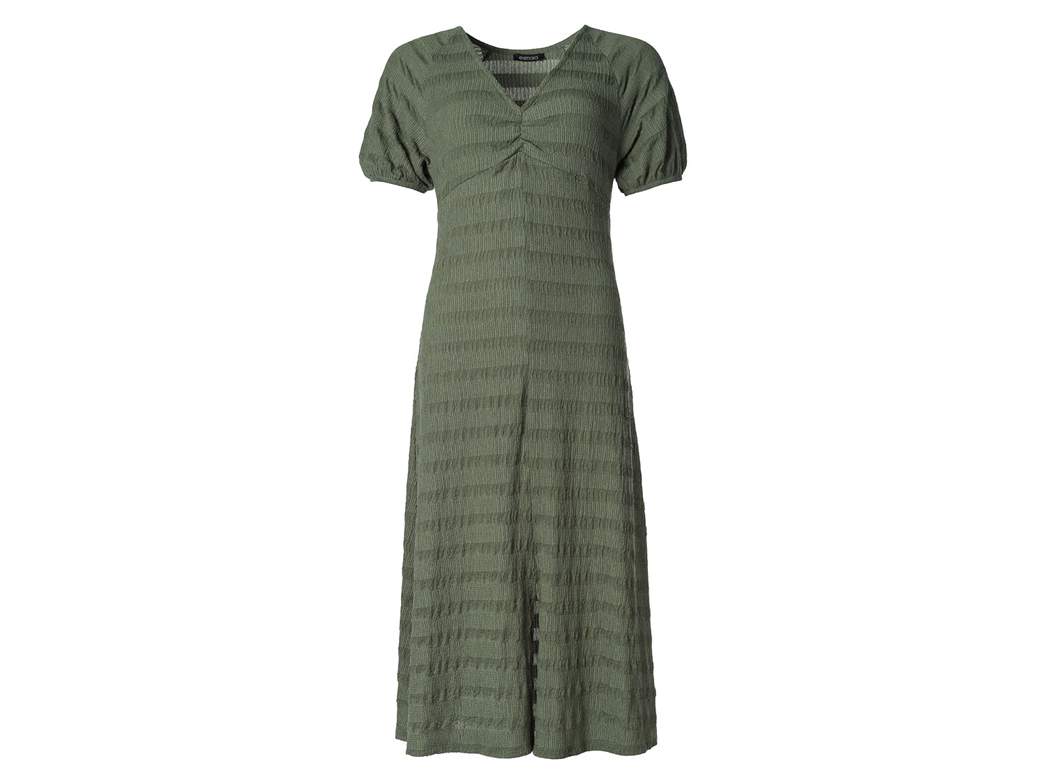 esmara® Dámske midi šaty, zelené (M)