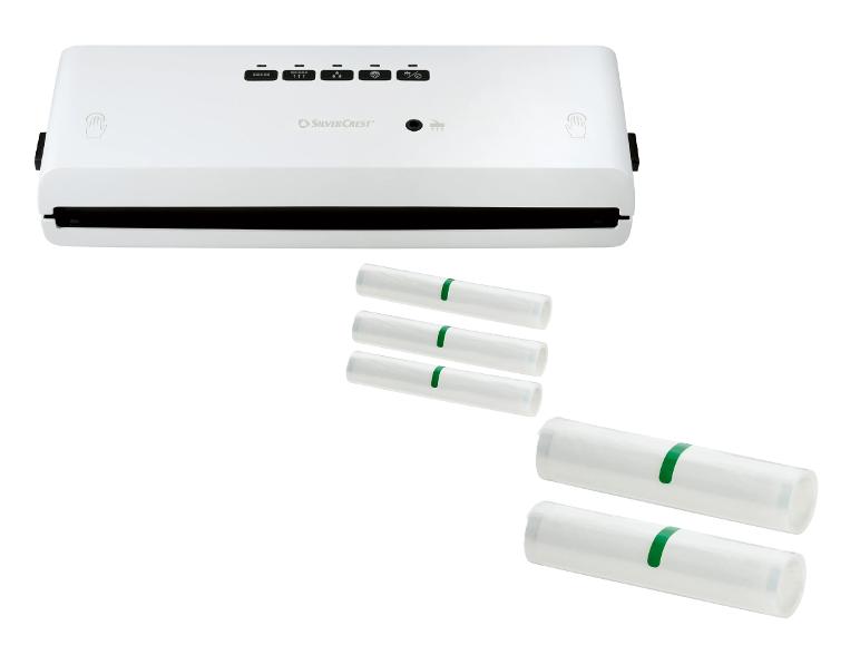 SILVERCREST® Vákuovačka SV 130 A1, biela + Fólie na vákuové balenie SFS 300 C1/SOFS 300 C1