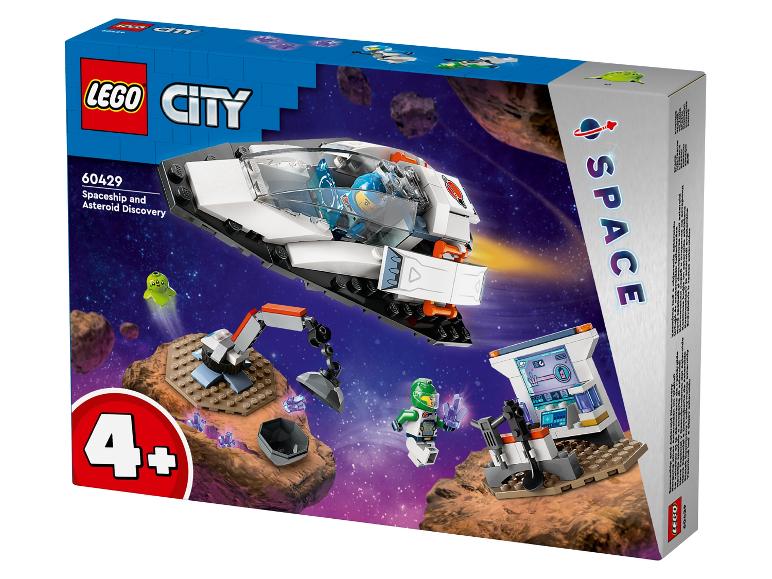 LEGO City Space: Kozmická loď a objav asteroidov.