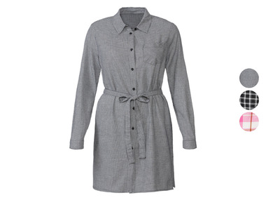 esmara® Dámska dlhá flanelová košeľa