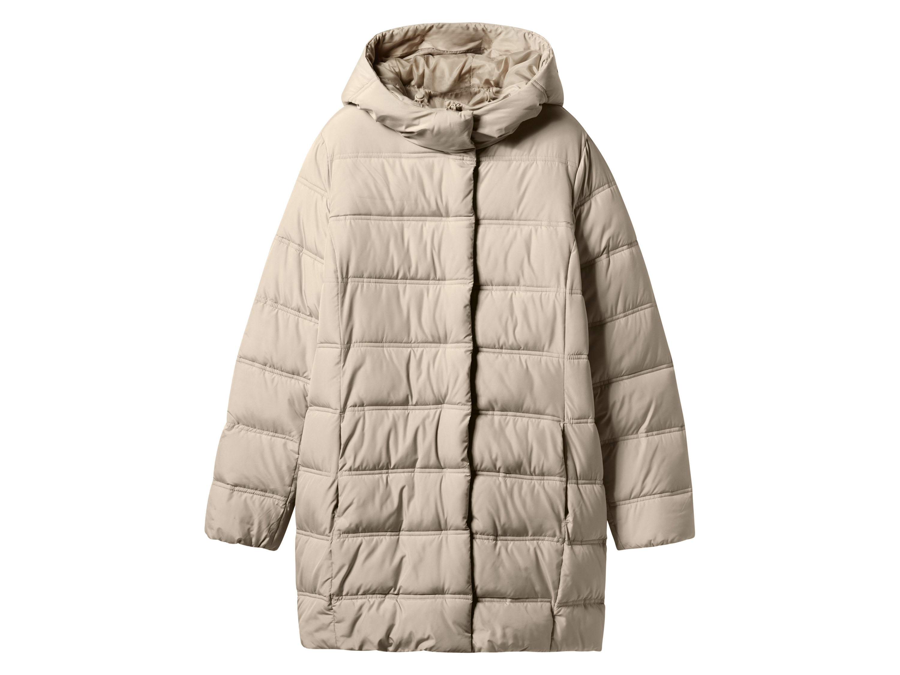 esmara® Dámsky prešívaný termokabát (béžová, XL (48/50))