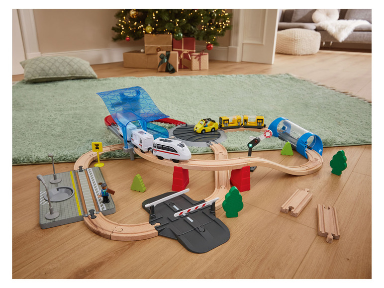 Prejsť na zobrazenie na celú obrazovku: Playtive Drevená železničná súprava City Express/Dinoland – obrázok 4
