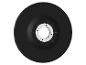 Čierny brúsny kotúč na brúsenie.