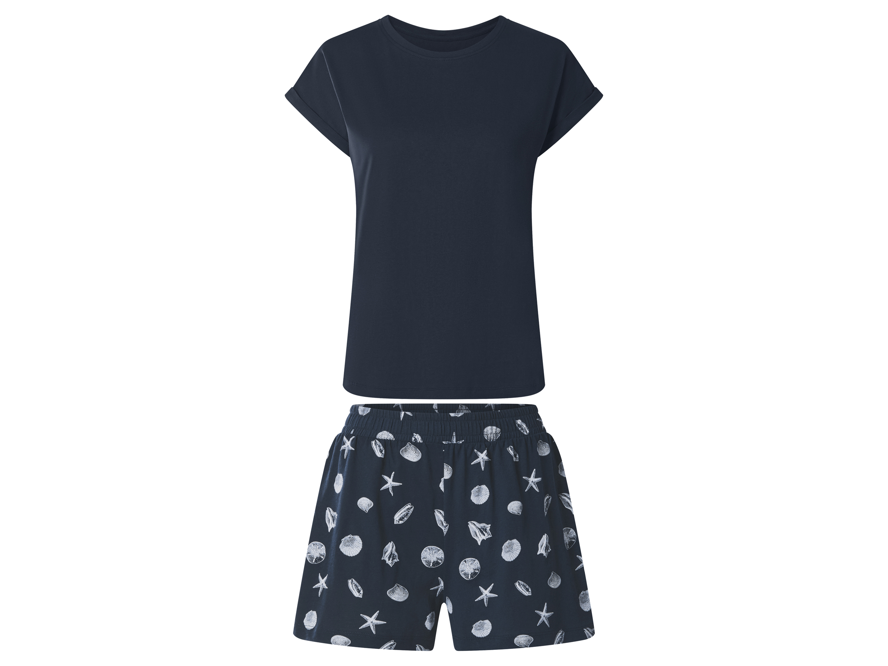 esmara® Dámske krátke pyžamo (navy modrá, XL (48/50))