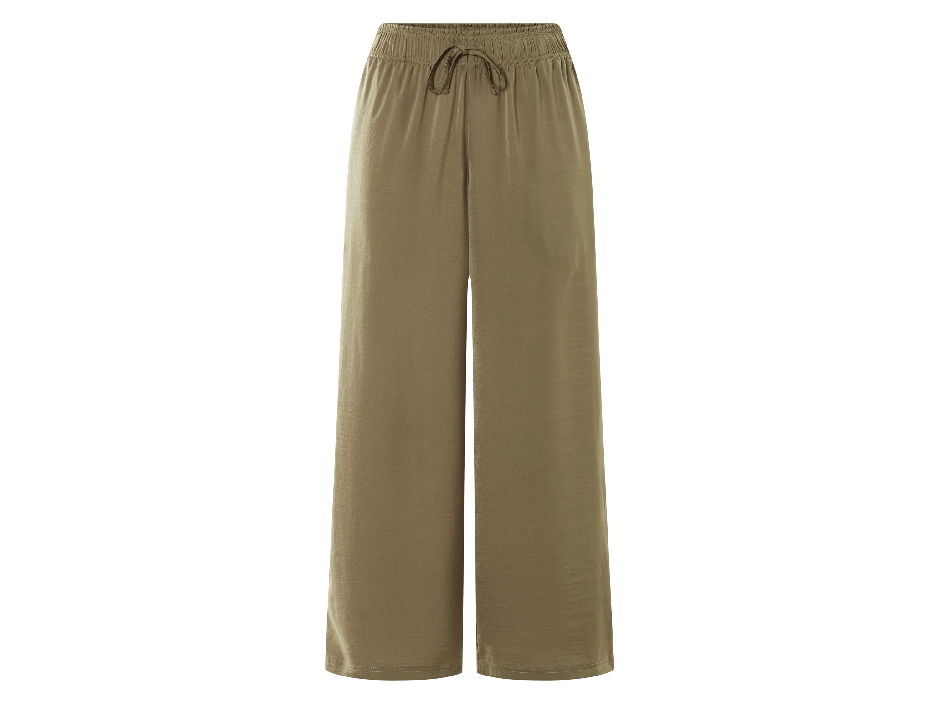 esmara® Dámske široké nohavice (kaki, XS (32/34))