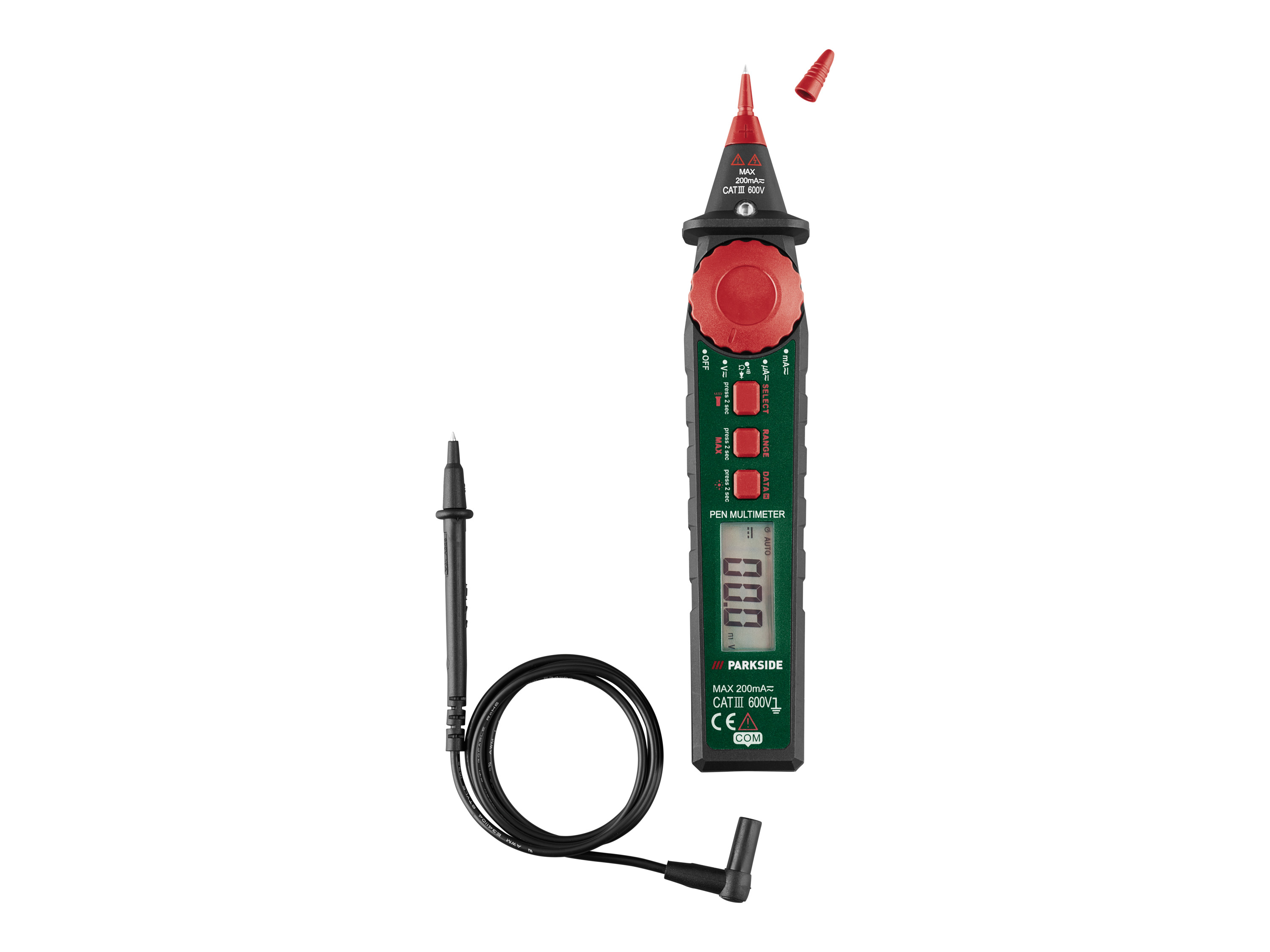 PARKSIDE® Kliešťový ampérmeter/Hrotový multimeter