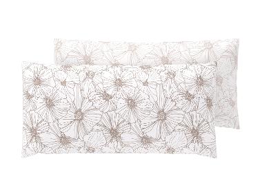 LIVARNO® Obliečka na vankúš z jemného flanelu, 80 x 40 cm, 2 kusy