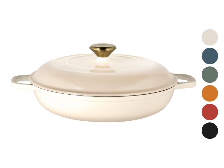 SILVERCREST® Liatinová servírovacia panvica Premium, 31 cm