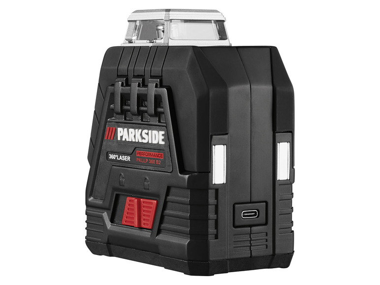 Prejsť na zobrazenie na celú obrazovku: PARKSIDE PERFORMANCE® Aku krížový líniový laser PKLLP 360 B3 – obrázok 3