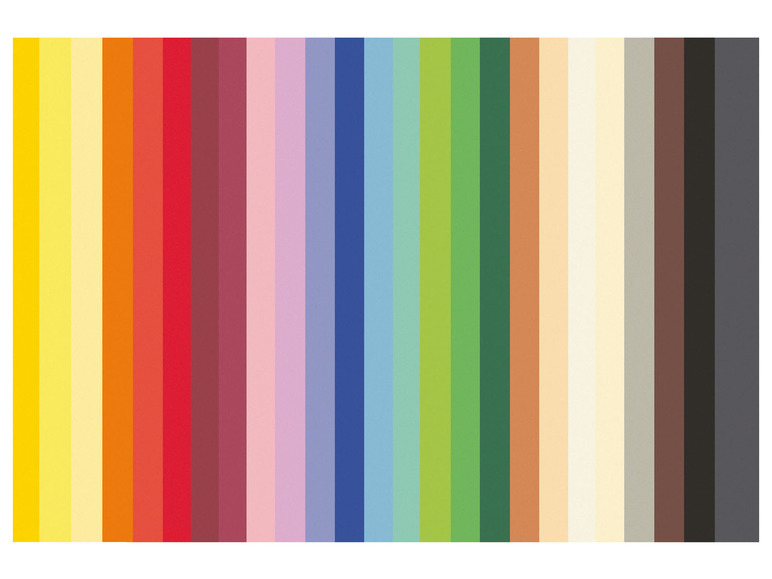Prejsť na zobrazenie na celú obrazovku: crelando® Blok farebných papierov, 25 farieb – obrázok 3