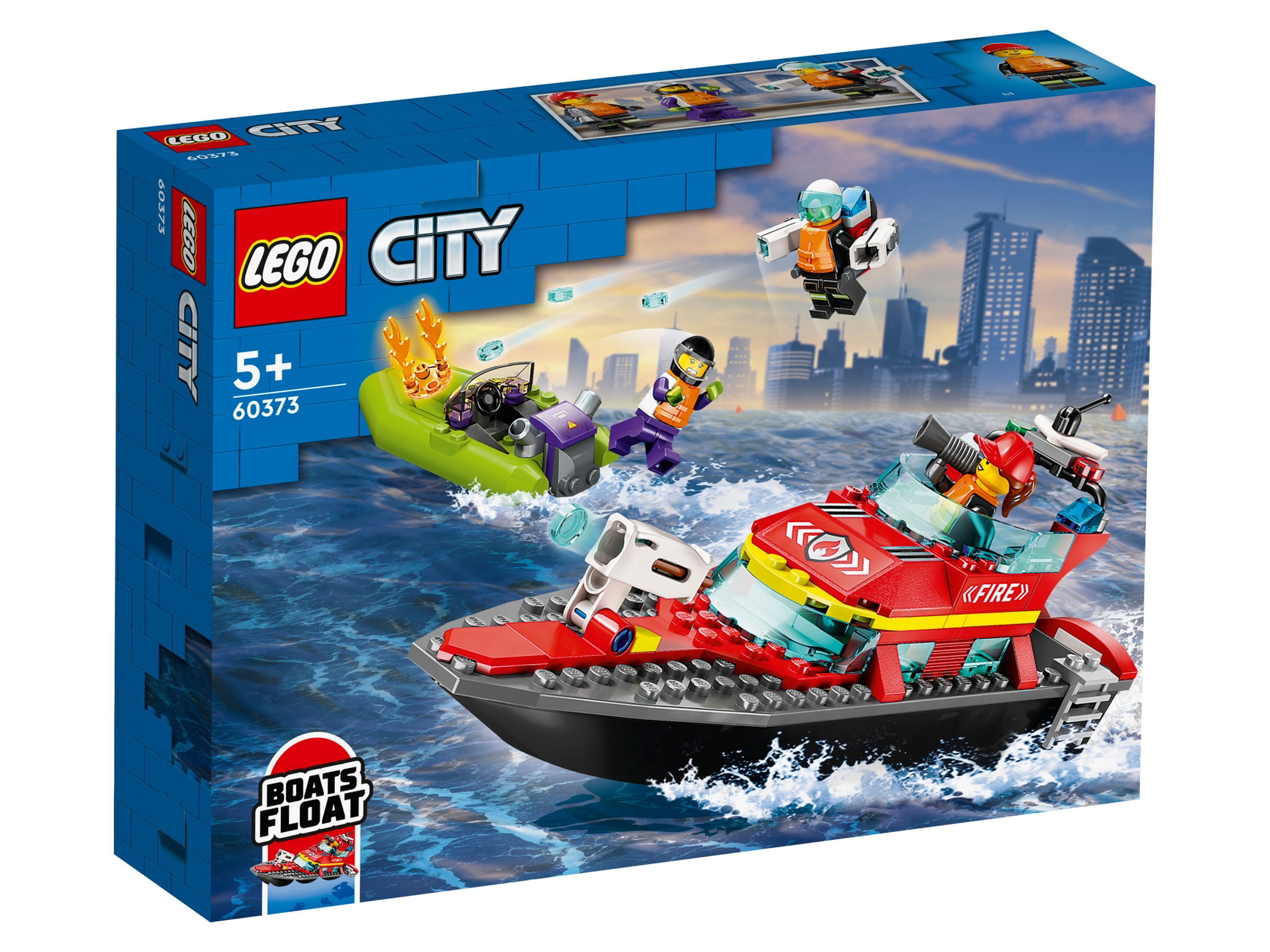 E-shop LEGO® City 60373 Hasičská záchranná loď a čln