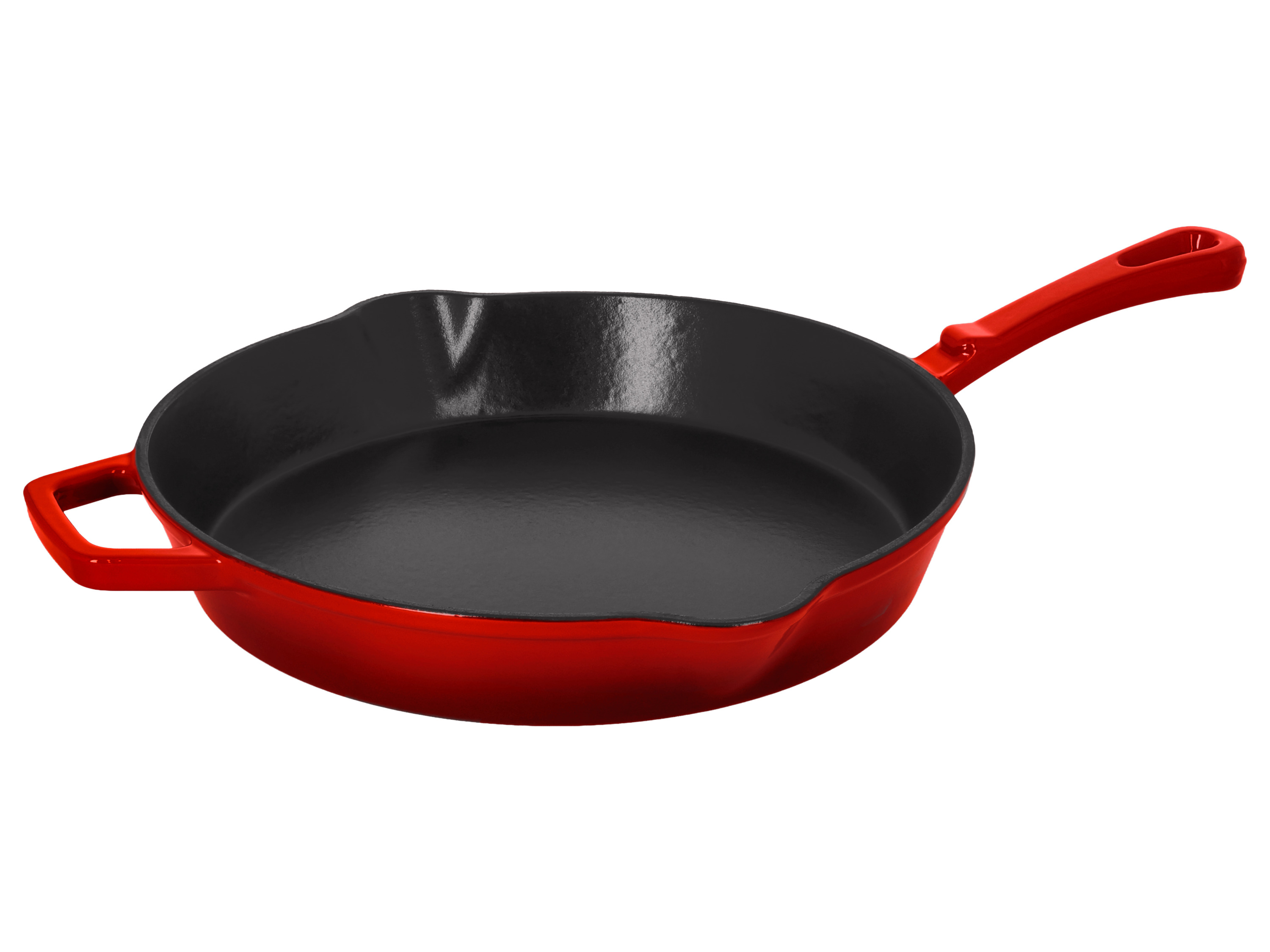 SILVERCREST® Liatinová panvica Premium, 30 cm (červená)