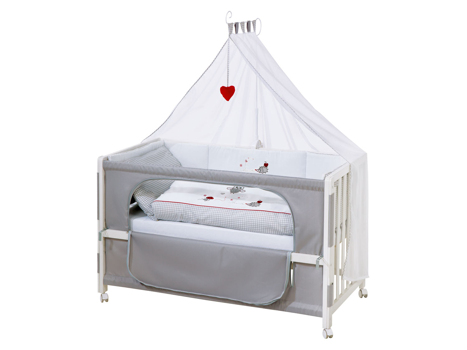 roba Detská postieľka Room Bed, 60 x 120 cm (Adam a sova, biela)