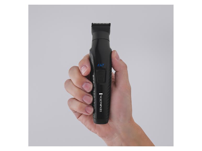 Strihací strojček Remington: ergonomický čierny model.