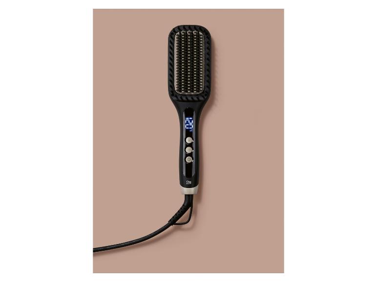 Cien Beauty žehliaca kefa s LED displejom.
