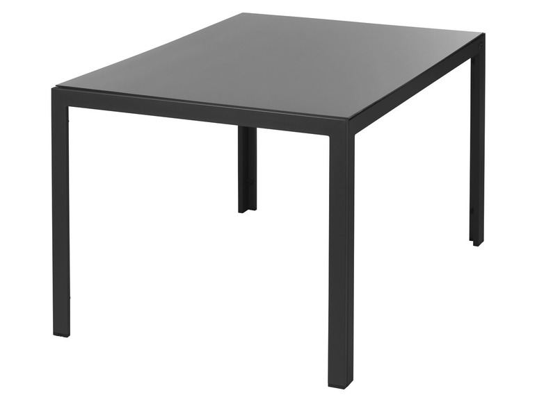 Prejsť na zobrazenie na celú obrazovku: LIVARNO home Hliníkový záhradný stôl Houston s obojstrannou doskou, čierna – obrázok 4