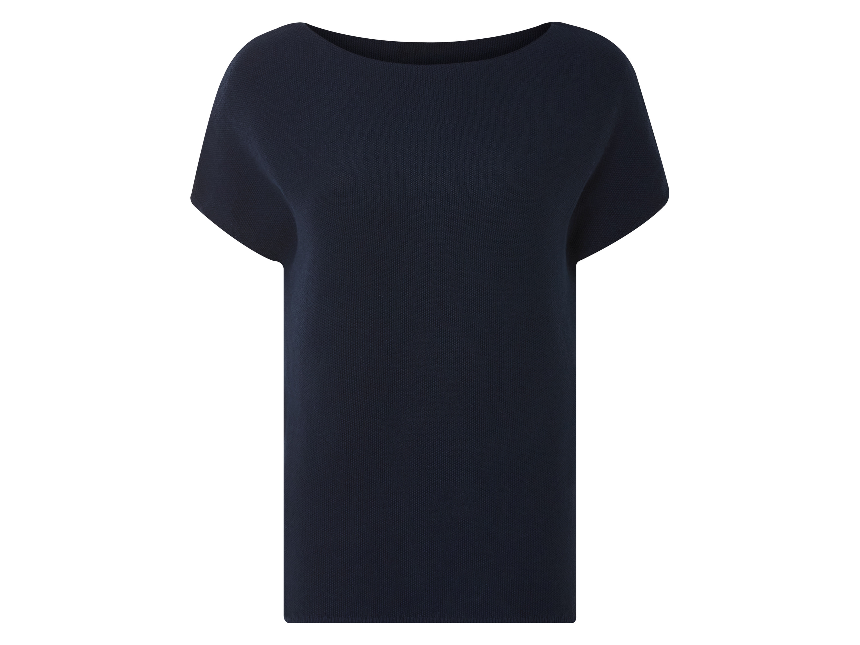esmara® Dámsky pulóver s krátkym rukávom (navy modrá, XS (32/34))