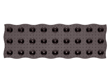 GARANTIA Plastové záhradné dlaždice, 70 x 24 cm, 4 kusy