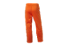 Oranžové tepláky, pohľad zozadu.