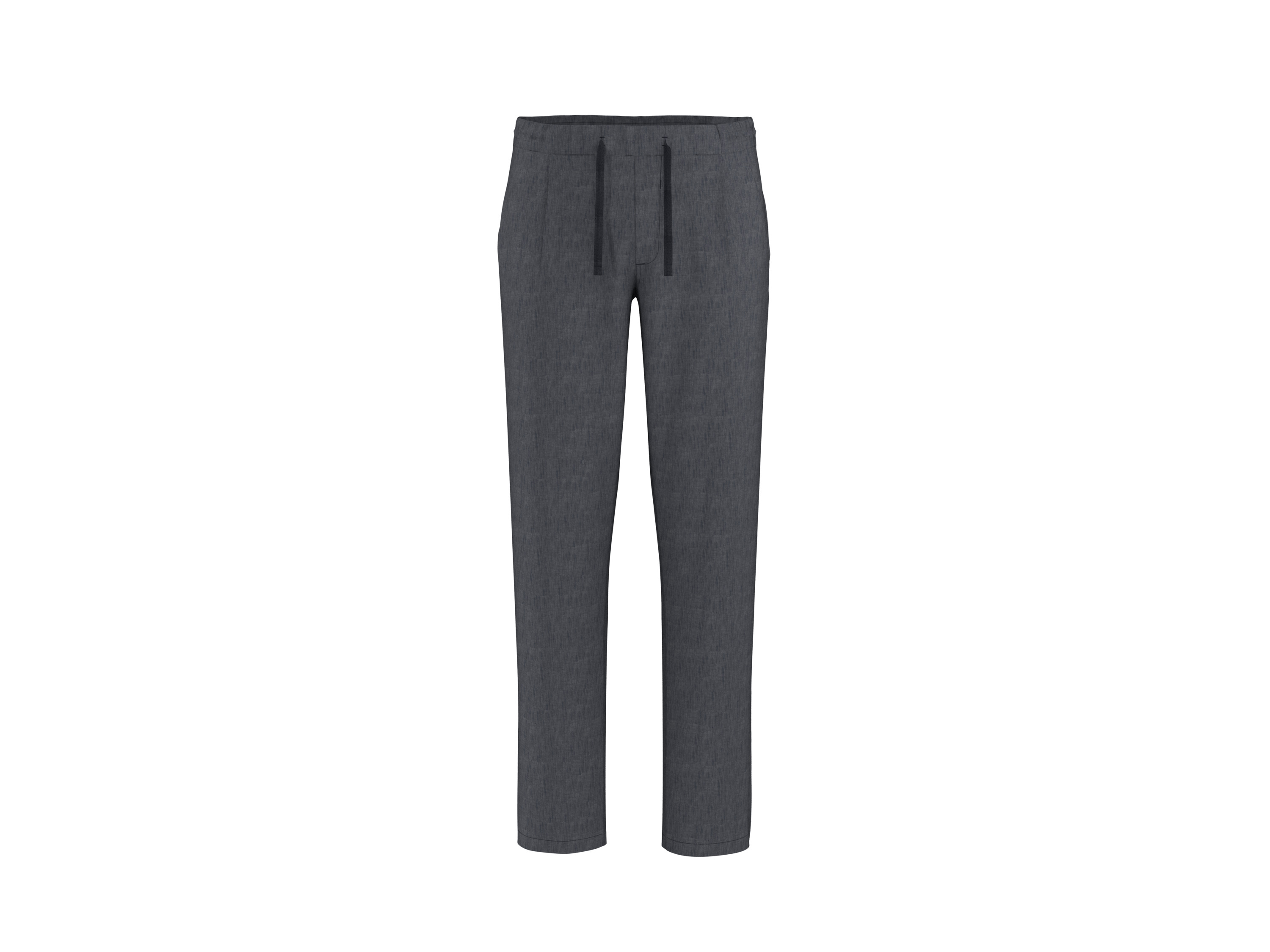 ESMARA MEN Pánske nohavice s ľanom Premium (navy modrá, S (44/46))