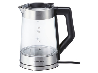 SILVERCREST® Digitálna sklenená varná kanvica, 1,7 l