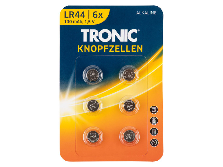 Prejsť na zobrazenie na celú obrazovku: TRONIC® Gombíkové batérie, 6 kusov – obrázok 2
