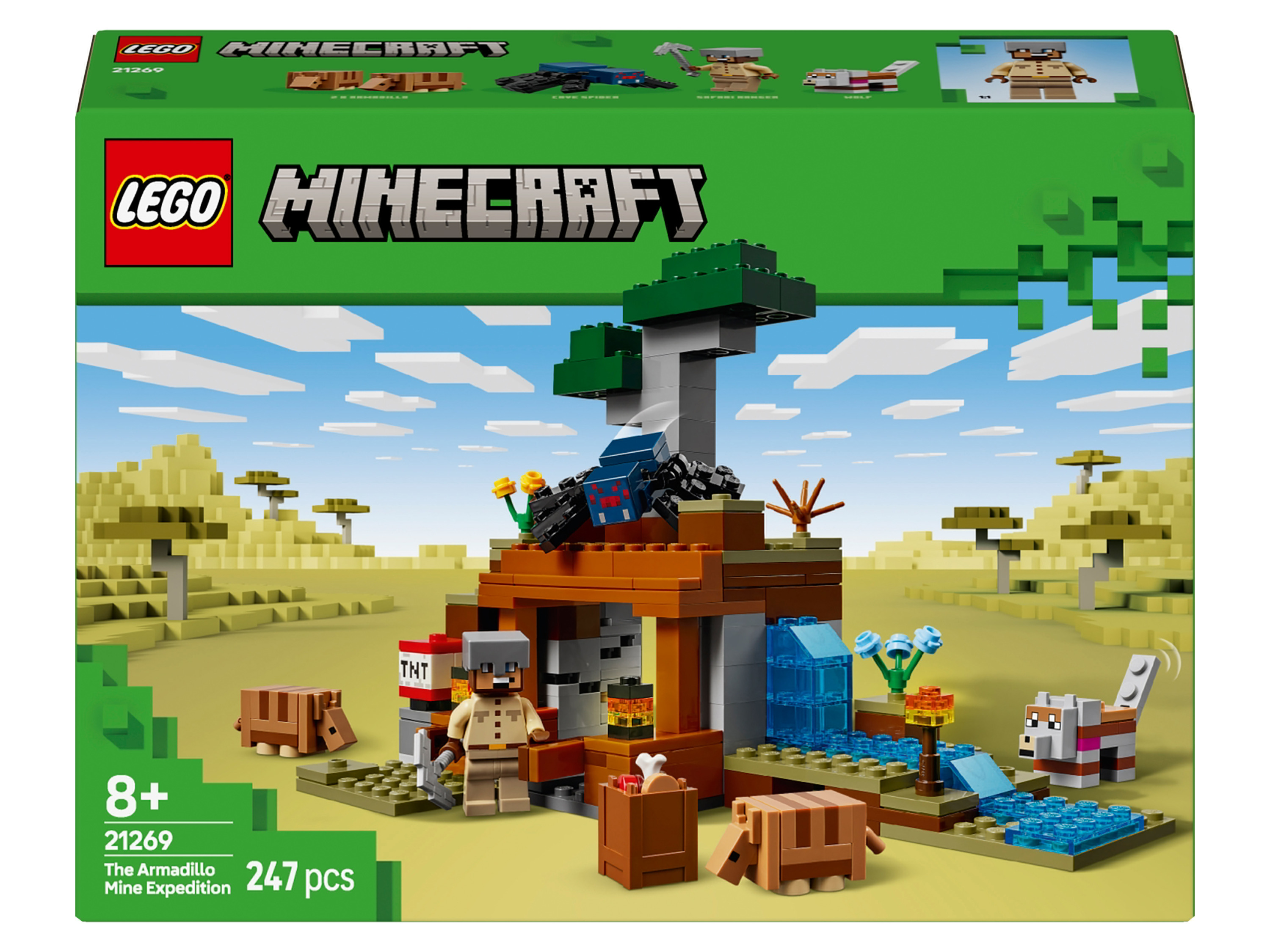 E-shop Lego Minecraft 21269 Výprava do bane a pásavec