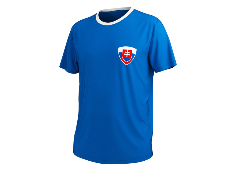 CRIVIT Pánsky futbalový dres Slovensko UEFA (XL (56/58), modrá)